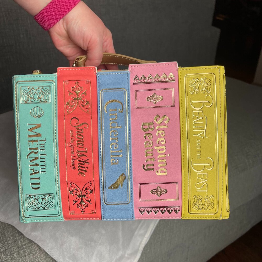 Stitch Shoppe by Loungefly Disney Princesses Books Volume 1 Crossbody Bag